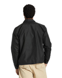 The Brixton Mens Utopia Vintage Nylon Jacket in Washed Black