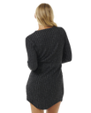 The Rip Curl Womens New Cosy Dress in Black Marle