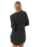 The Rip Curl Womens New Cosy Dress in Black Marle