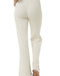 The Rip Curl Womens Sea Of Dreams Rib Trousers in Natural