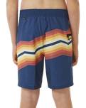 The Rip Curl Boys Boys Inverted Boardshorts in Washed Navy