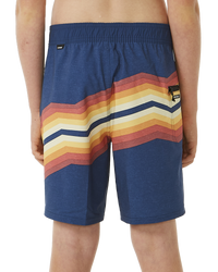 The Rip Curl Boys Boys Inverted Boardshorts in Washed Navy