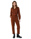 The Rip Curl Womens Combi Searcher Jumpsuit in Dark Brown