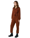 The Rip Curl Womens Combi Searcher Jumpsuit in Dark Brown