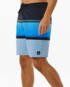 The Rip Curl Mens Mirage Daybreaker Boardshorts in Black & Blue