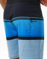 The Rip Curl Mens Mirage Daybreaker Boardshorts in Black & Blue