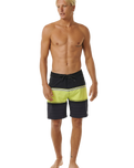 The Rip Curl Mens Mirage Daybreaker Boardshorts in Neon Lime