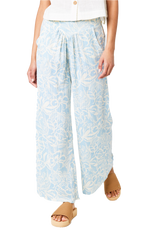 The Rip Curl Womens Sunchaser Long Trousers in Blue & White