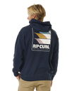 The Rip Curl Mens Surf Revival Hoodie in Dark Navy