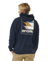 The Rip Curl Mens Surf Revival Hoodie in Dark Navy