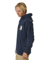 The Rip Curl Mens Surf Revival Hoodie in Dark Navy