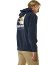 The Rip Curl Mens Surf Revival Hoodie in Dark Navy