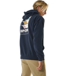 The Rip Curl Mens Surf Revival Hoodie in Dark Navy