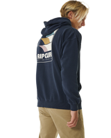 The Rip Curl Mens Surf Revival Hoodie in Dark Navy