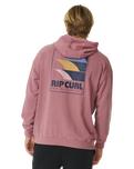 The Rip Curl Mens Surf Revival Hoodie in Mauve