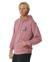 The Rip Curl Mens Surf Revival Hoodie in Mauve