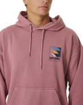 The Rip Curl Mens Surf Revival Hoodie in Mauve