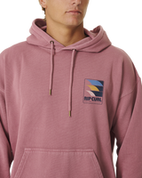 The Rip Curl Mens Surf Revival Hoodie in Mauve