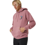 The Rip Curl Mens Surf Revival Hoodie in Mauve