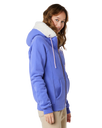 The Rip Curl Womens Velouchi Fur Zip Hoodie in Purple