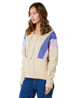 The Rip Curl Womens Olalla Hoodie in Beige