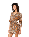 The Rip Curl Womens Sea Of Dreams Kimono in Brown