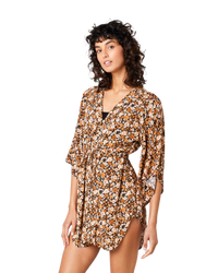 The Rip Curl Womens Sea Of Dreams Kimono in Brown