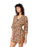 The Rip Curl Womens Sea Of Dreams Kimono in Brown