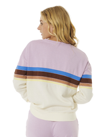 The Rip Curl Womens Surf Revival Sweatshirt in Lilac