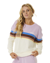 The Rip Curl Womens Surf Revival Sweatshirt in Lilac