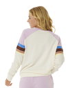 The Rip Curl Womens Surf Revival Raglan Sweatshirt in Lilac