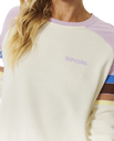 The Rip Curl Womens Surf Revival Raglan Sweatshirt in Lilac