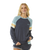 The Rip Curl Womens Surf Revival Raglan Sweatshirt in Dark Navy