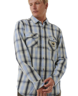 The Rip Curl Mens SWC Flannel Shirt in Sparky Blue