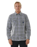 The Rip Curl Mens Search Cord Shirt in Purple Haze