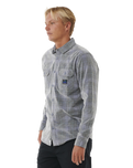 The Rip Curl Mens Search Cord Shirt in Purple Haze