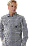 The Rip Curl Mens Search Cord Shirt in Purple Haze