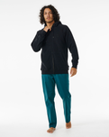 The Rip Curl Mens Searchers Zip Thru Hoodie in Black