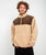 Tamas 1/2 Zip Pull Over Fleece Jacket in Bark