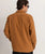 Textured Linen LS Shirt in Tobacco