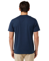 The Rip Curl Mens Badge T-Shirt in Dark Navy