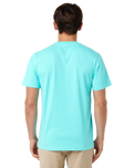 The Rip Curl Mens Badge T-Shirt in Aqua