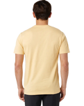 The Rip Curl Mens Badge T-Shirt in Washed Yellow