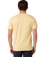 The Rip Curl Mens Badge T-Shirt in Washed Yellow