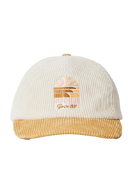 The Rip Curl Womens Line Up Desto Dad Cap in Bone