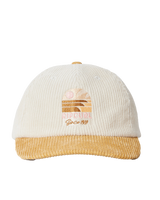 The Rip Curl Womens Line Up Desto Dad Cap in Bone