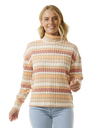 The Rip Curl Womens Cosy Crew Fleece Top in Multi