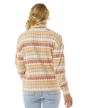 The Rip Curl Womens Cosy Crew Fleece Top in Multi