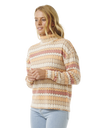 The Rip Curl Womens Cosy Crew Fleece Top in Multi