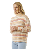 The Rip Curl Womens Cosy Crew Fleece Top in Multi